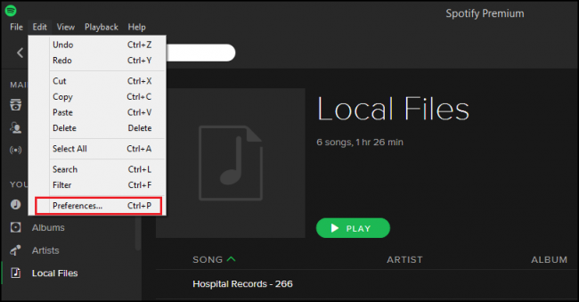 Spotify download local files to phone